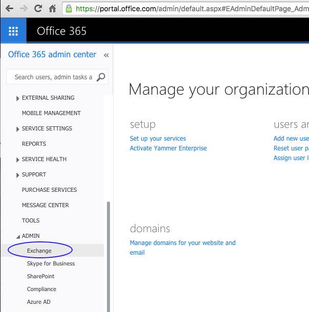 office 365 exchange